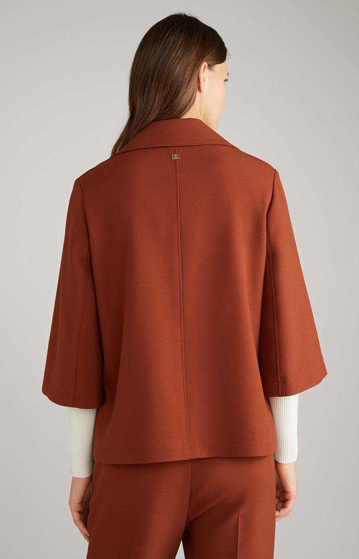 Blazer-Jacke in Kupferbraun