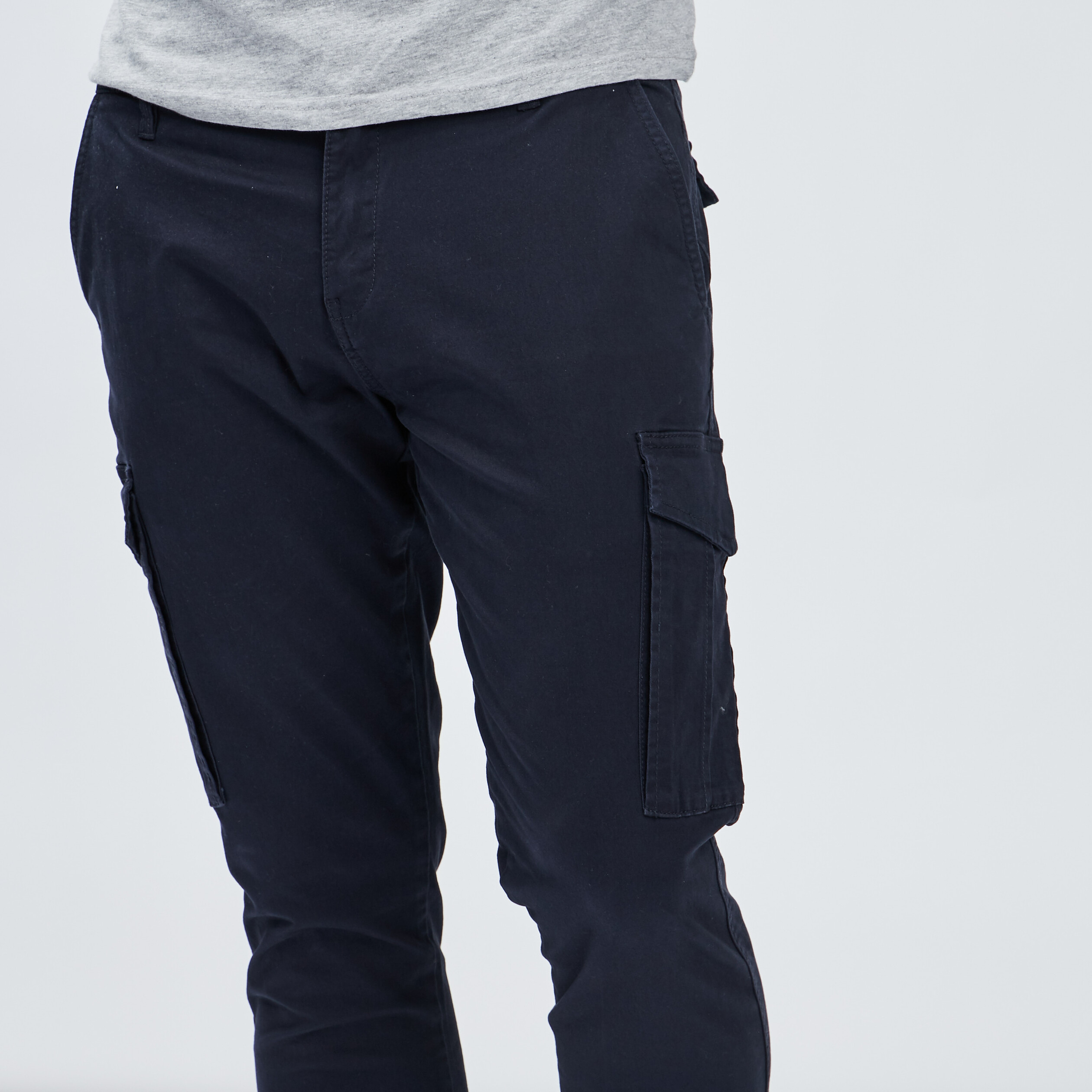 Pantalon battle bleu marine homme | La Halle