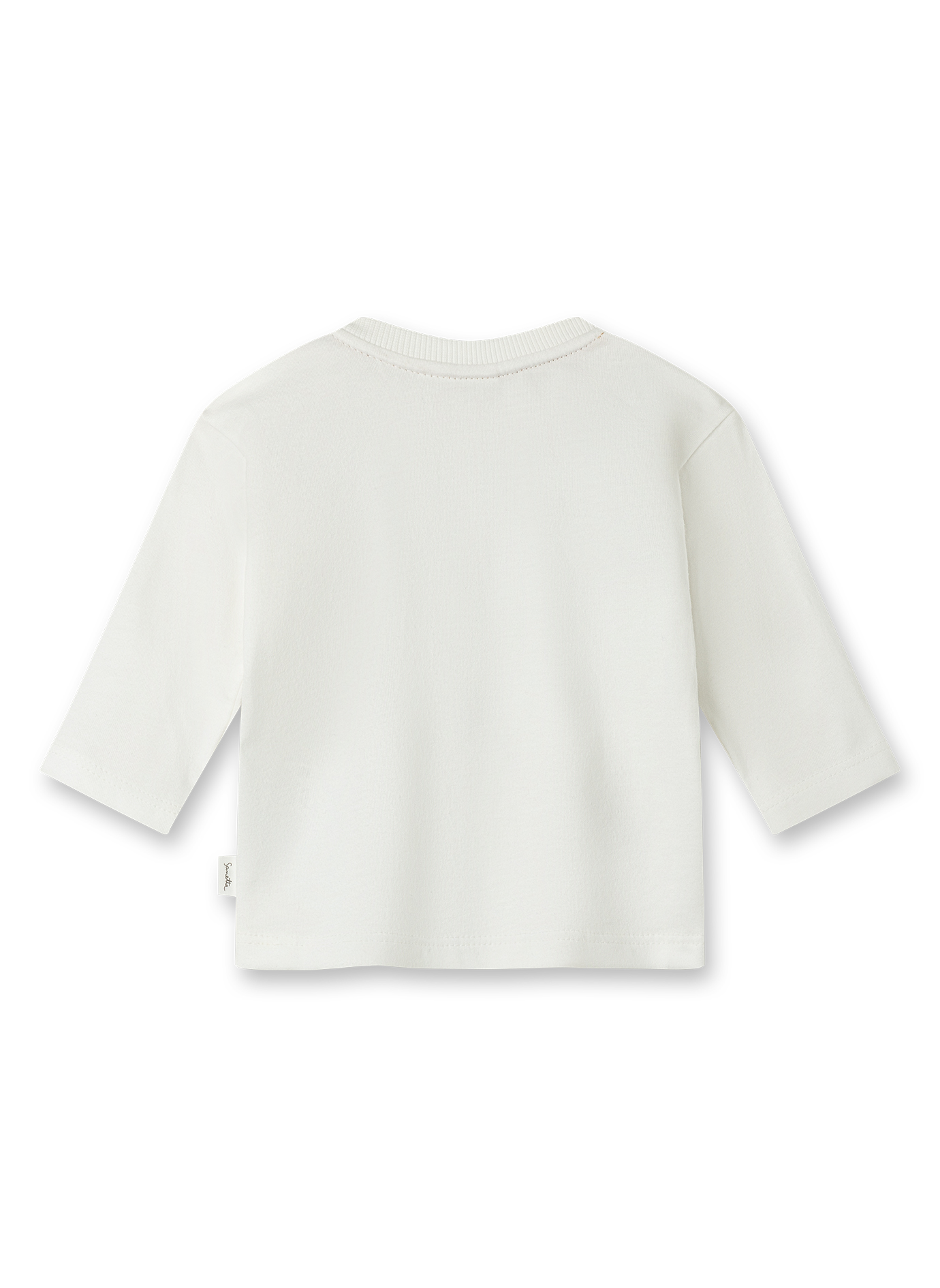 Jungen-Langarmshirt Off-White