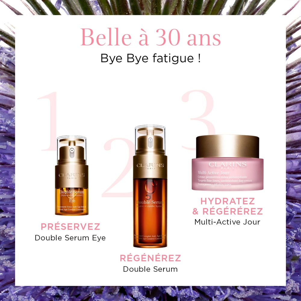 Clarins Multi-active Jour Crème Premières RidesAntioxydante  Peaux Sèches Soin visage