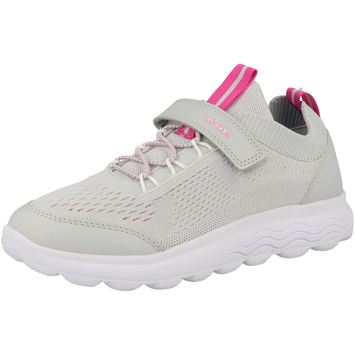 Geox J Spherica G. B Sneaker Low hellgrau