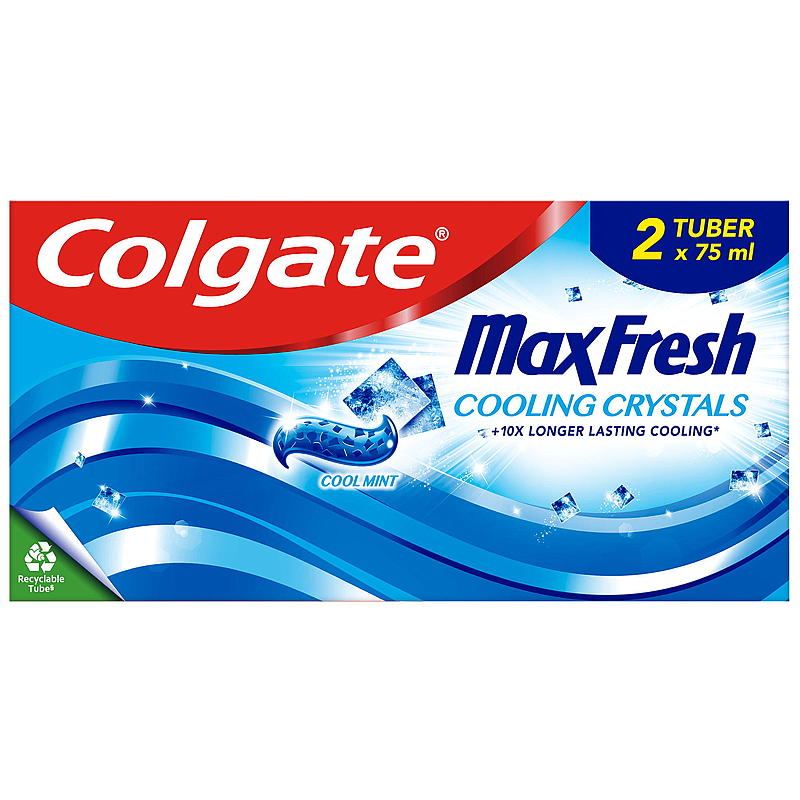 Colgate Tannkrem 2-pk Max fresh Colgate