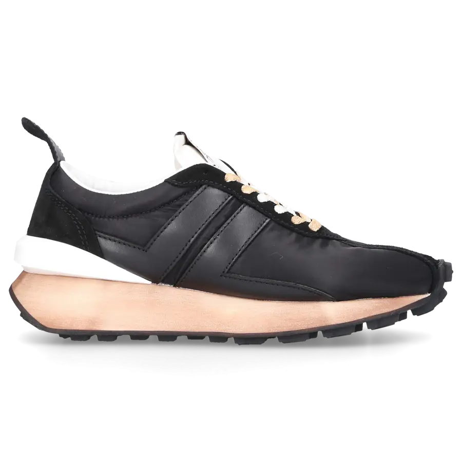 Lanvin - Sneaker low BUMPR Nylon - schwarz