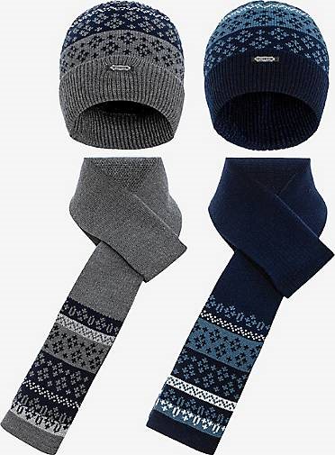 Cipo & Baxx Strickset (4-tlg.) mit aufwendigem Strickmuster