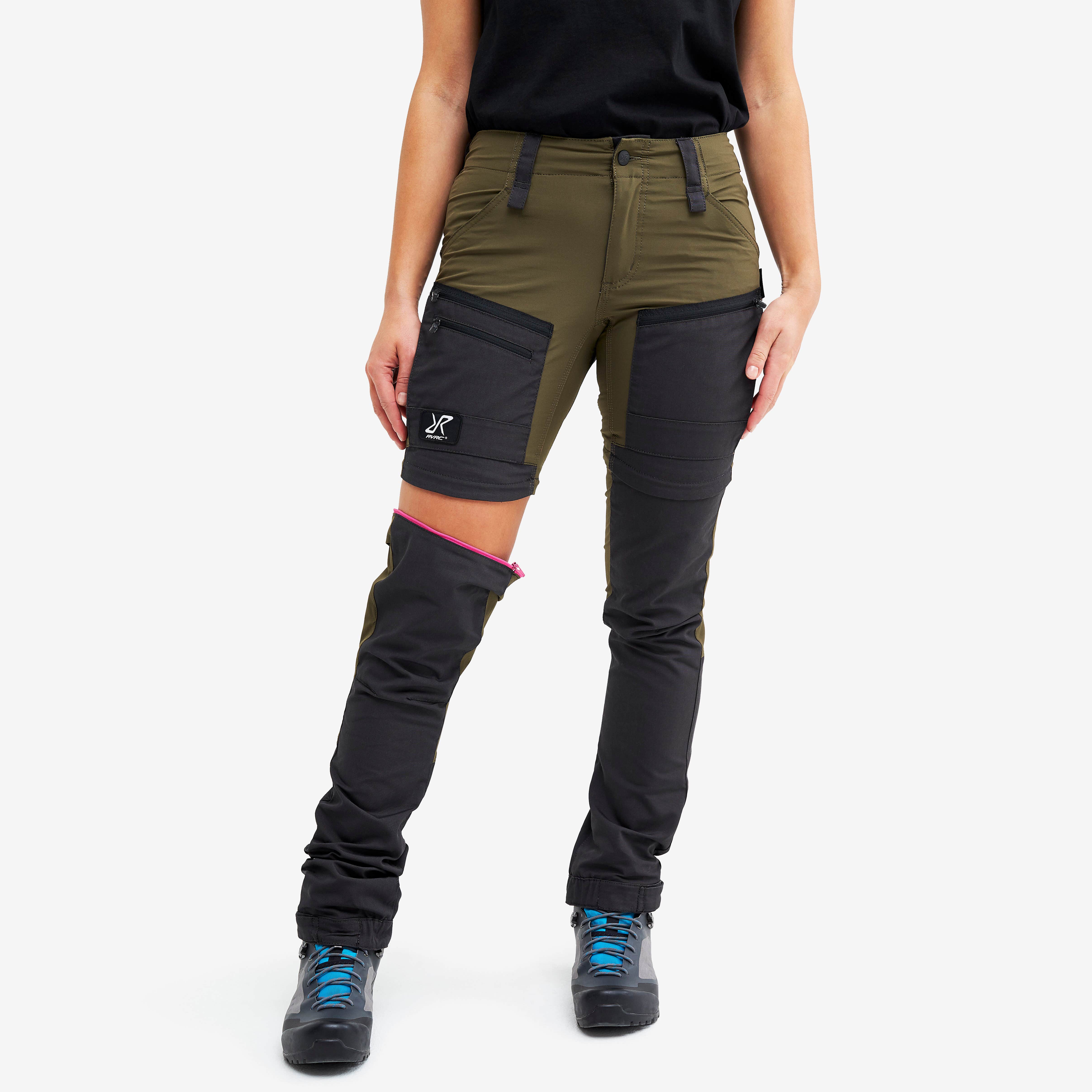 RVRC GP Pro Zip-off Pants Femme Dark Olive