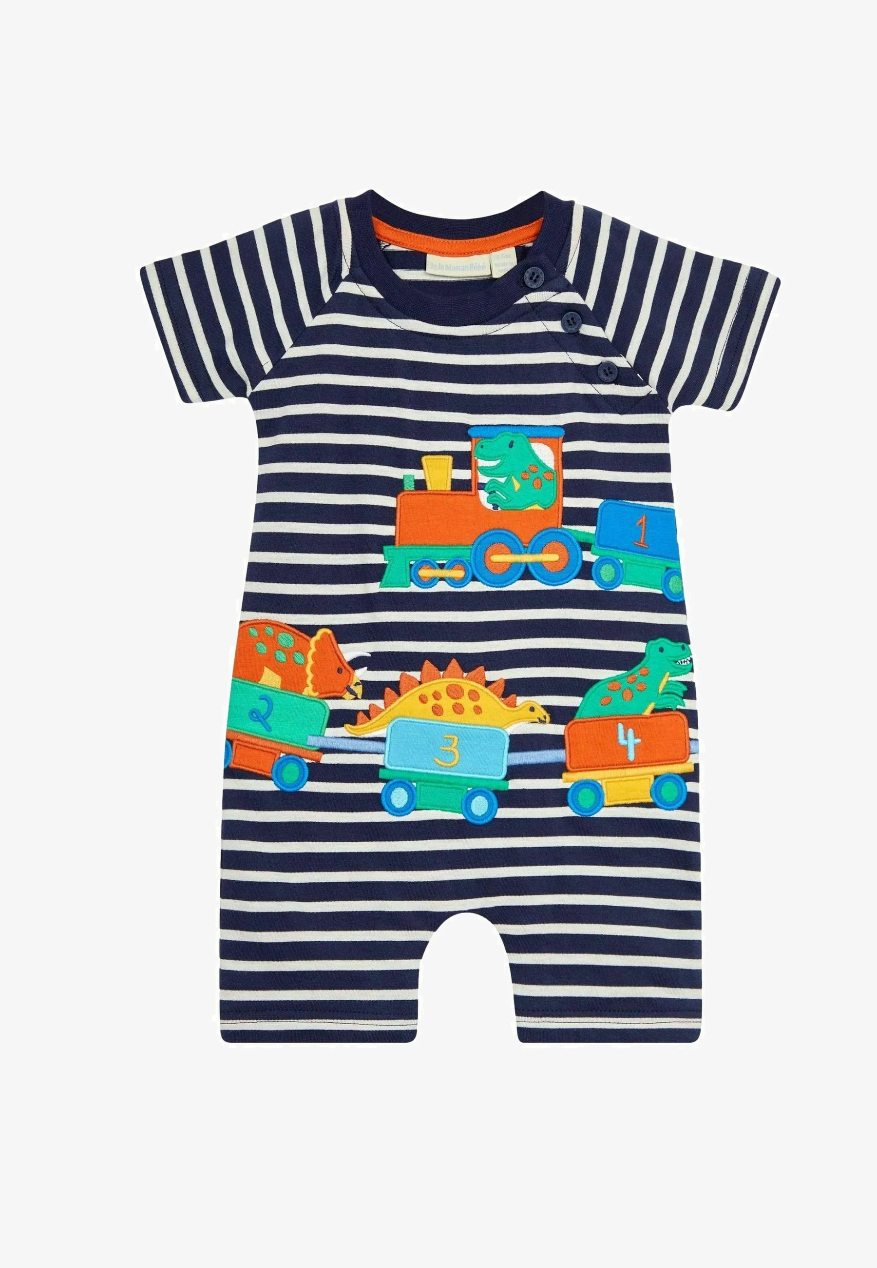 JoJo Maman Bébé DINOSAUR TRAIN APPLIQUE REGULAR FIT - Mono