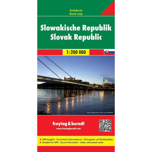 Slowakische Republik 1 : 200 000. Autokarte - Straßenkarte