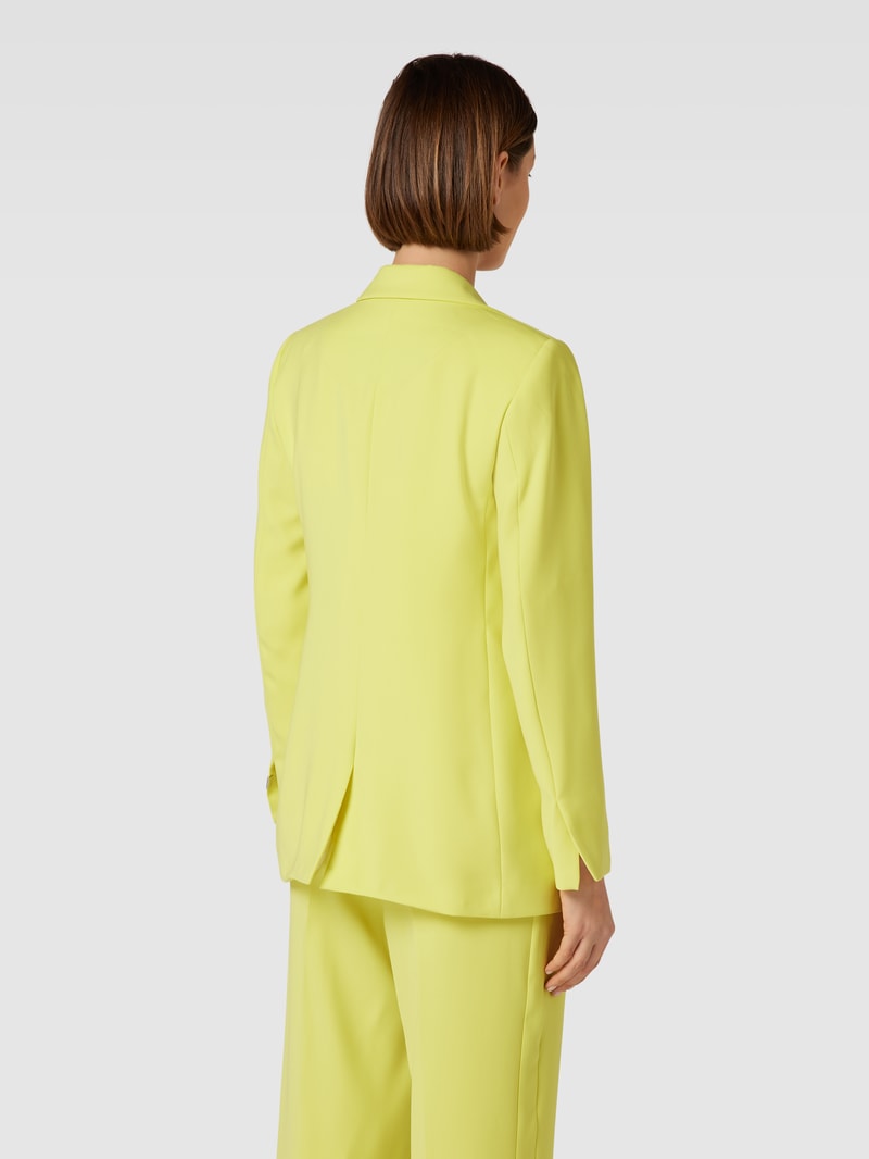 Blazer mit Pattentaschen Modell 'LEIA' in gelb