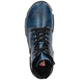 Rieker Schnürstiefelette in blau