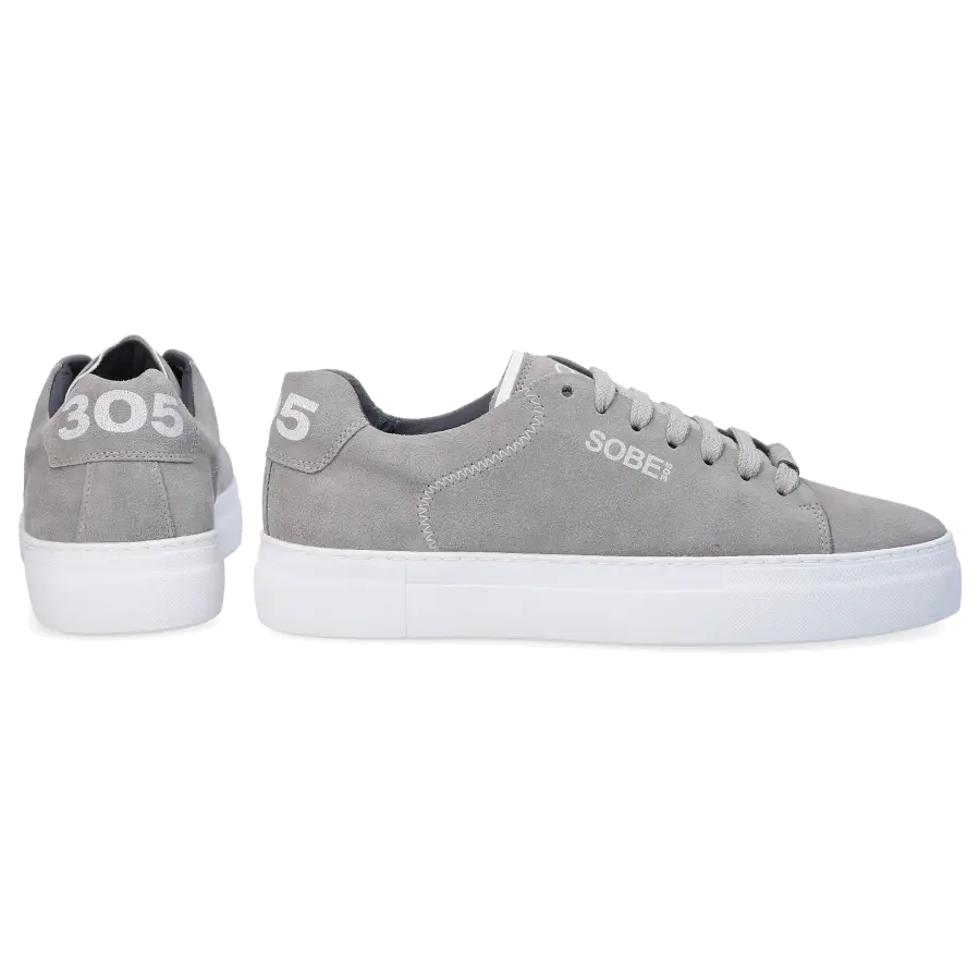 305 SOBE - Sneaker low MIAMI Veloursleder - grau