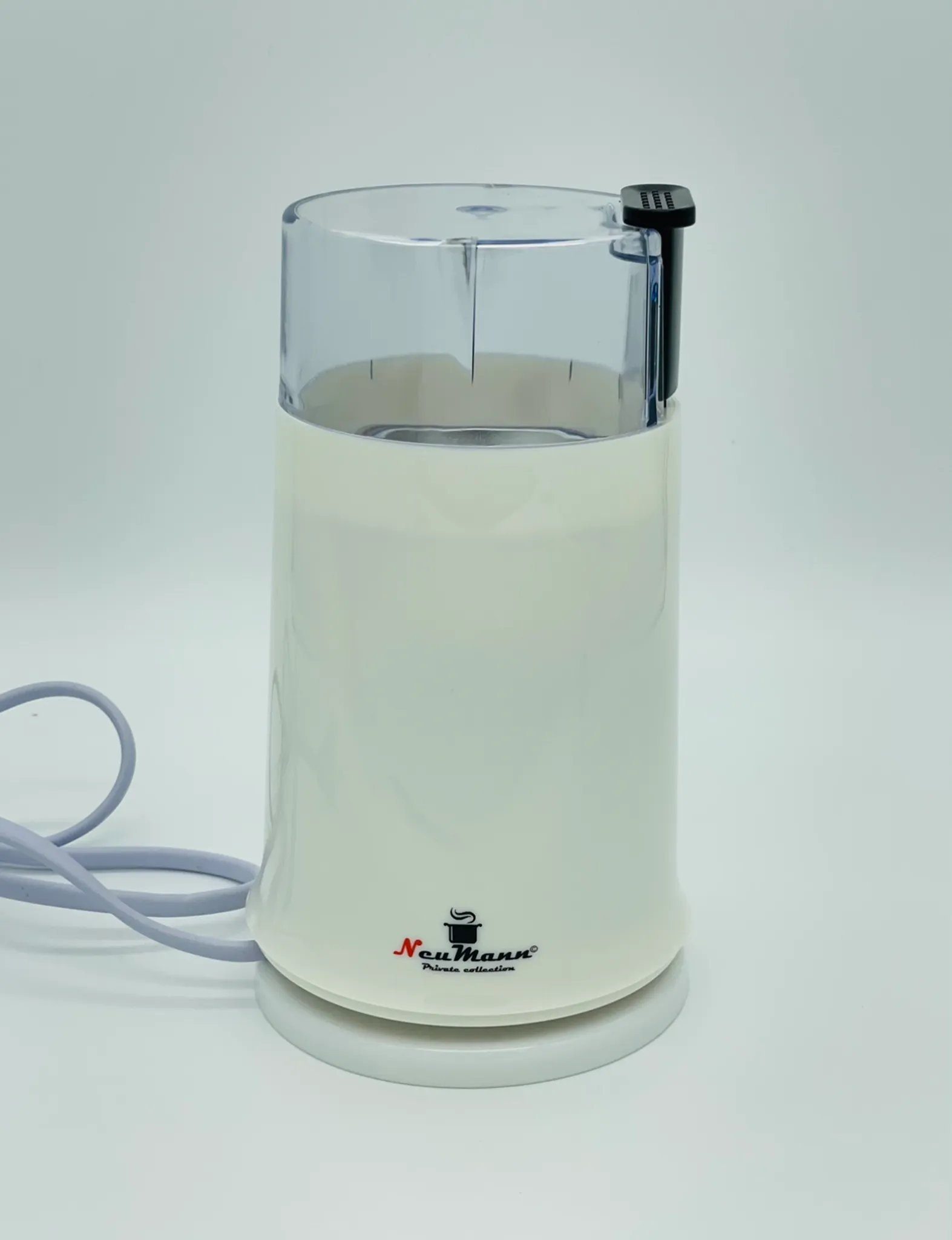 Scheffler Kaffeemühle 200W Elektrische Kaffeemühle mit 304 Edelstahlmesser, 200,00 W, Schlagmesser, 50,00 g Bohnenbehälter, 50g Kapazität