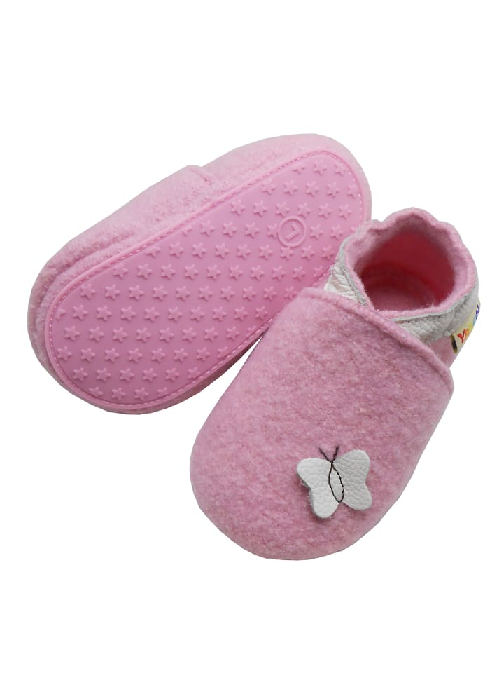 Yalion Leder-Krabbelschuhe 