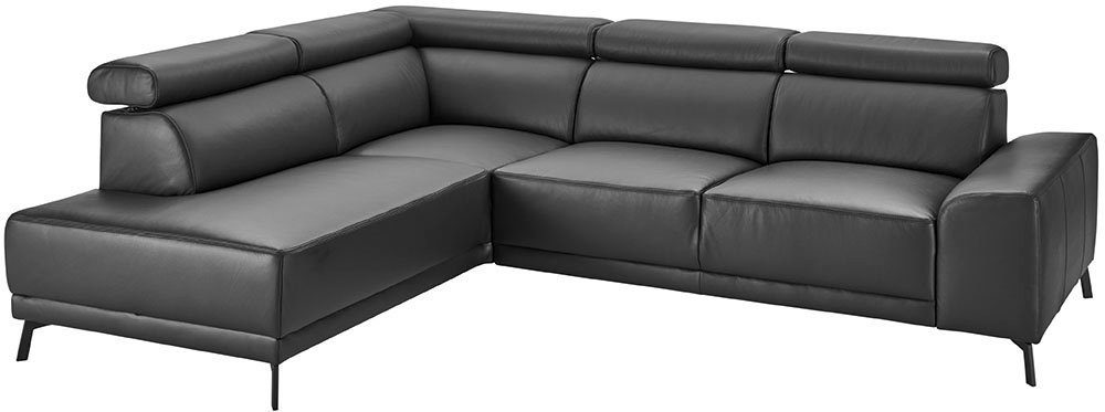 3C Candy Ecksofa Greve B/T/H: 249/209/79 cm, wahlweise mit motorischem Sitzvorzug, manuelle Kopfteilverstellung