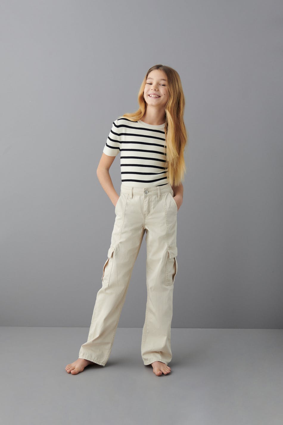 Cargo low waist jeans