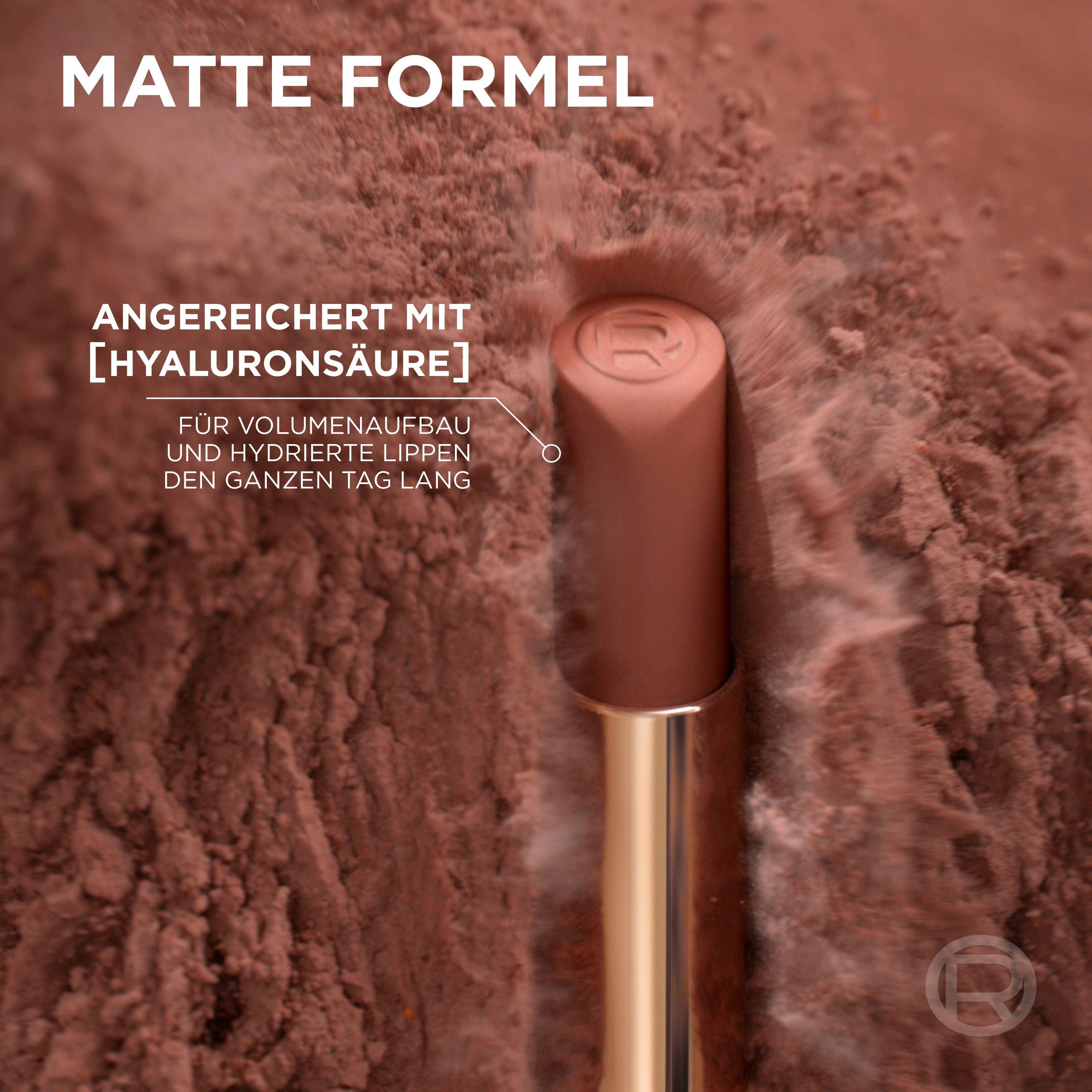 L'ORÉAL PARIS Lippenstift Color Riche Intense Volume Matte, mit Hyaluron