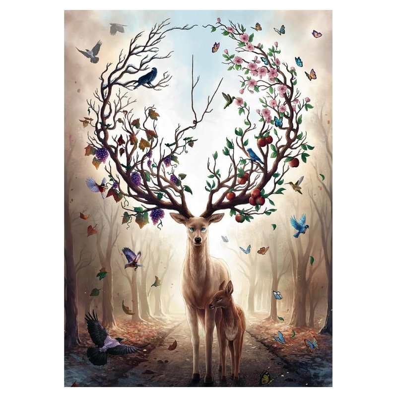 Puzzle Cerf fantastique 1000 pièces