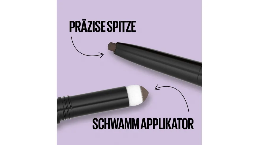 MAYBELLINE NEW YORK Augenbrauenstift Expert Brow Satin Duo 04 - Dark Brown