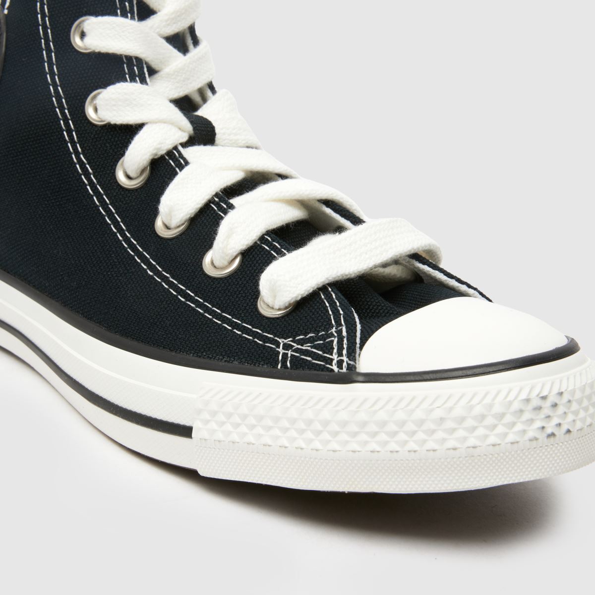 Converse All Star – Svarta och vita höga sneakers