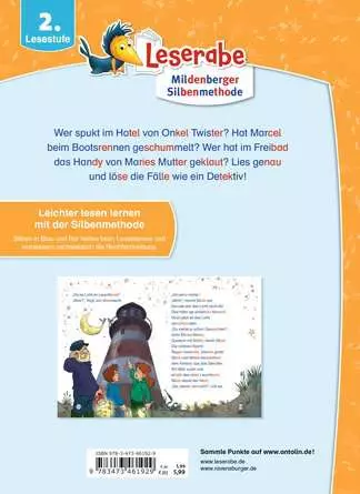 Leserabe - Sonderausgaben: Krimigeschichten - Silbe für Silbe lesen lernen