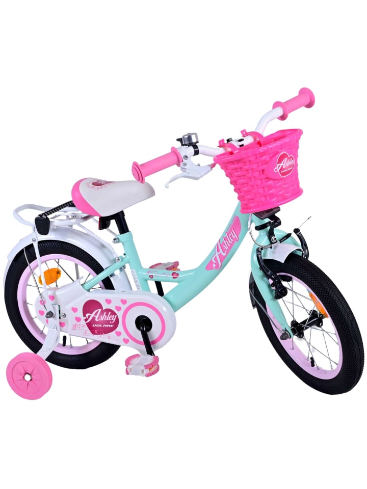 Volare Kinderfahrrad Ashley Fahrrad für Mädchen 14 Zoll Kinderrad in Grün 3 Jahre günstig kaufen onesize