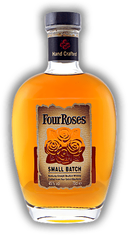 Four Roses Small Batch 45% Four Roses Small Batch 45% Eine Vermählung aus vier ausgewählten Bourbon. 0,7	 Liter - Vol 45%
