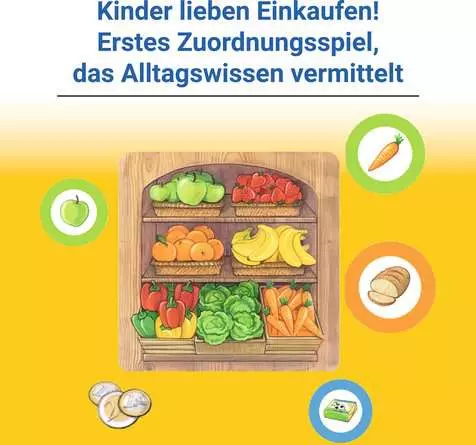 Komm, wir kaufen ein! - Lernspiel ab 2 Jahren
