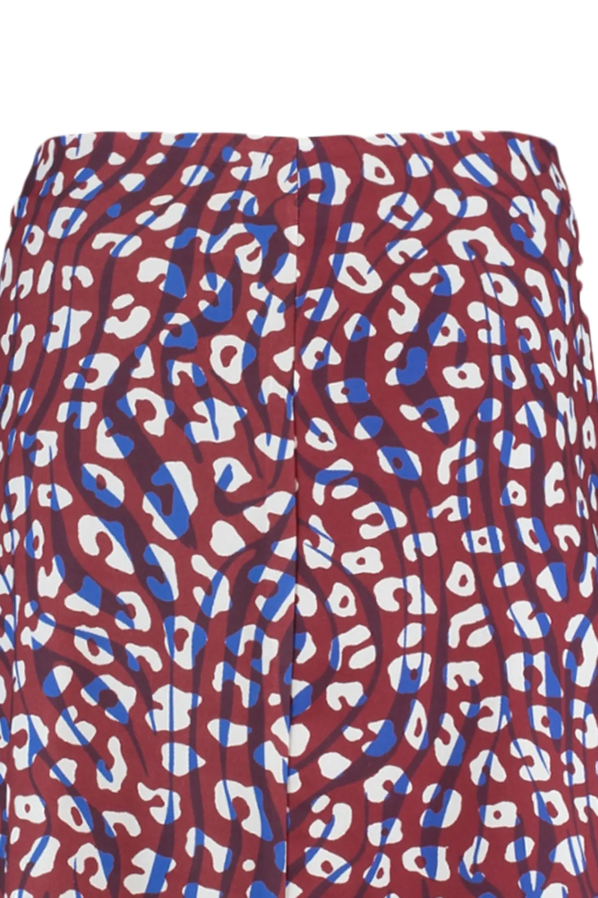 Trendyol Collection  Mehrfarbiger gewebter Midirock aus Viskosestoff mit Volants und Tiermuster TWOSS19FG0026