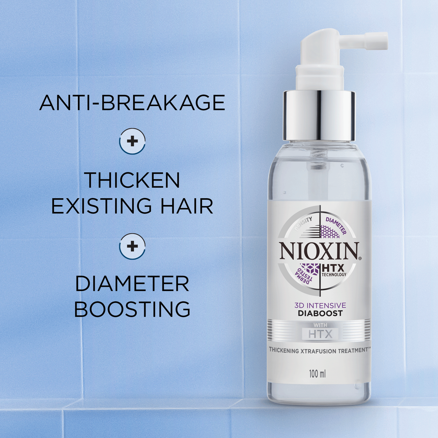 Nioxin Diaboost Xtrafusion Soin Epaississant - Cheveux Fins 100 ml