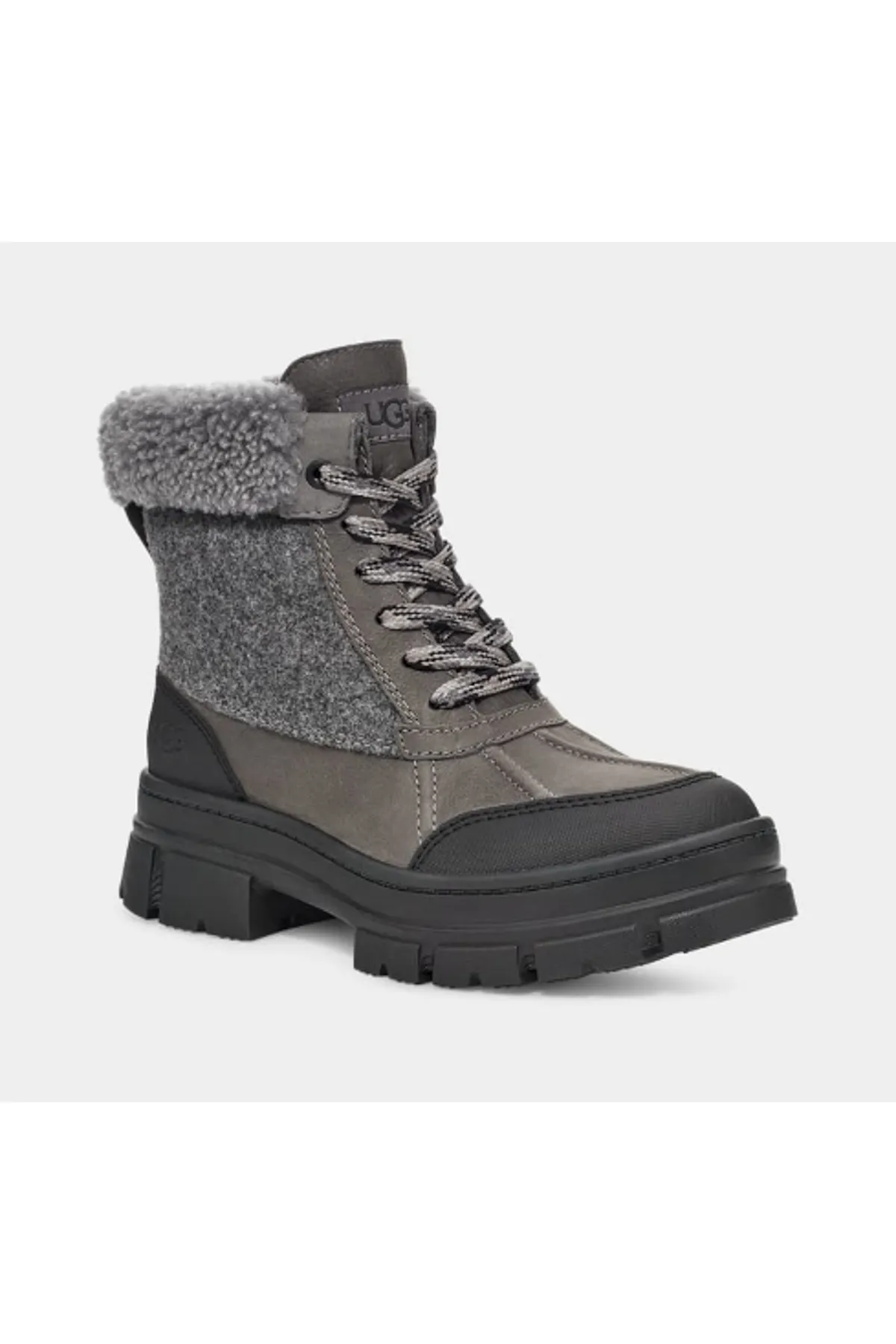 UGG  Stiefelette - Grau - Blockabsatz