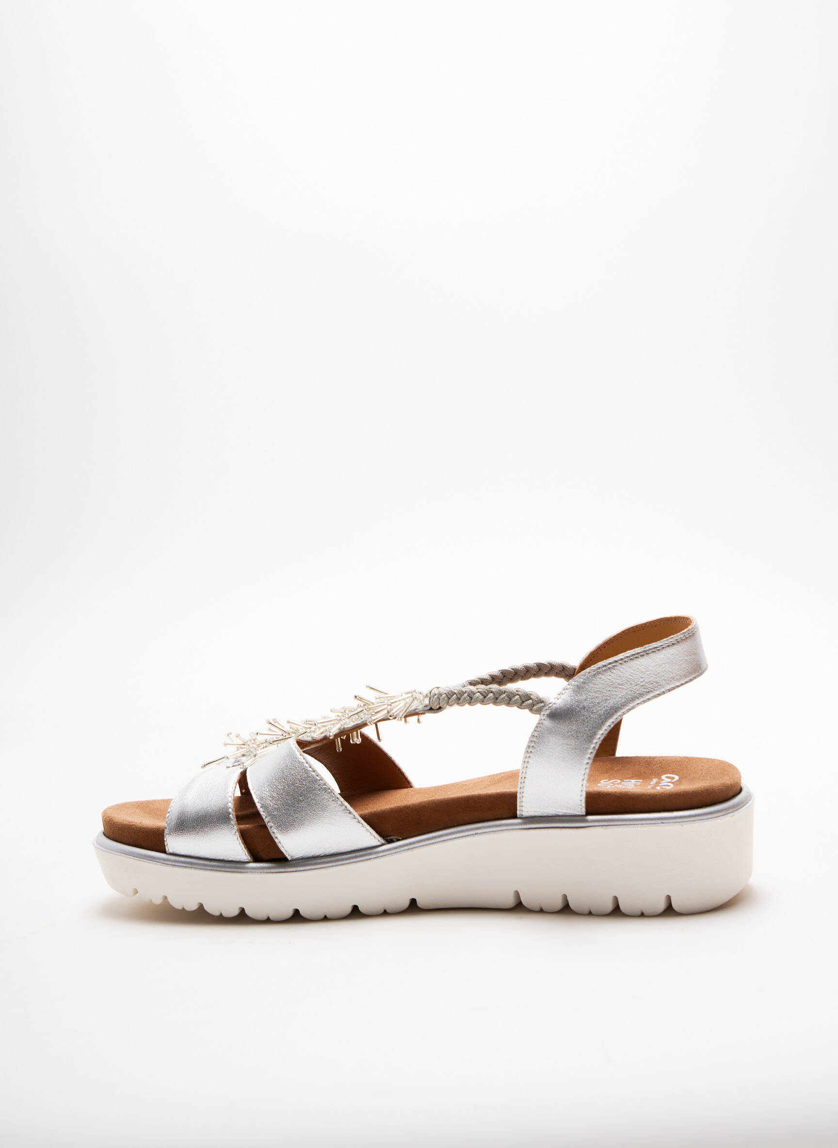 Ara Sandales Nu Pieds Femme couleur gris