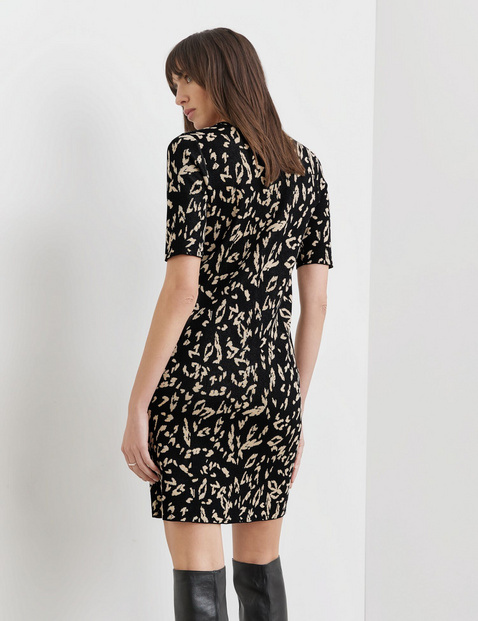 Strickkleid mit Jacquardmuster