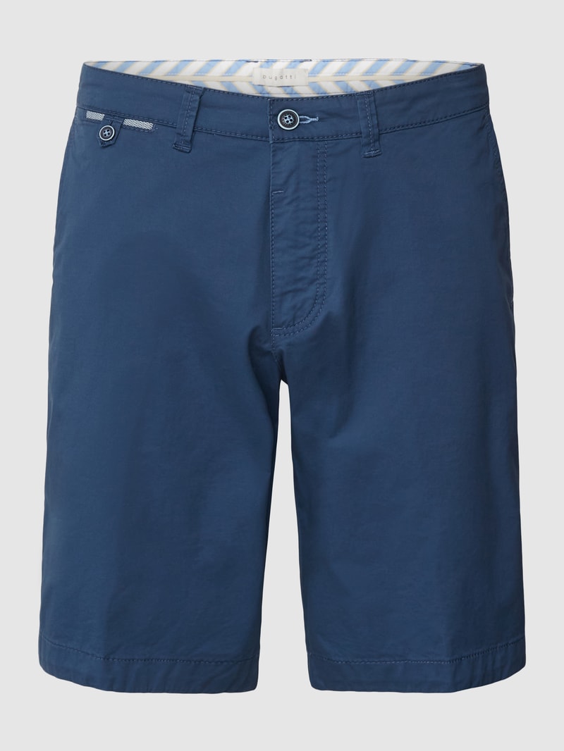 Bermudas mit 5-Pocket-Design in blau