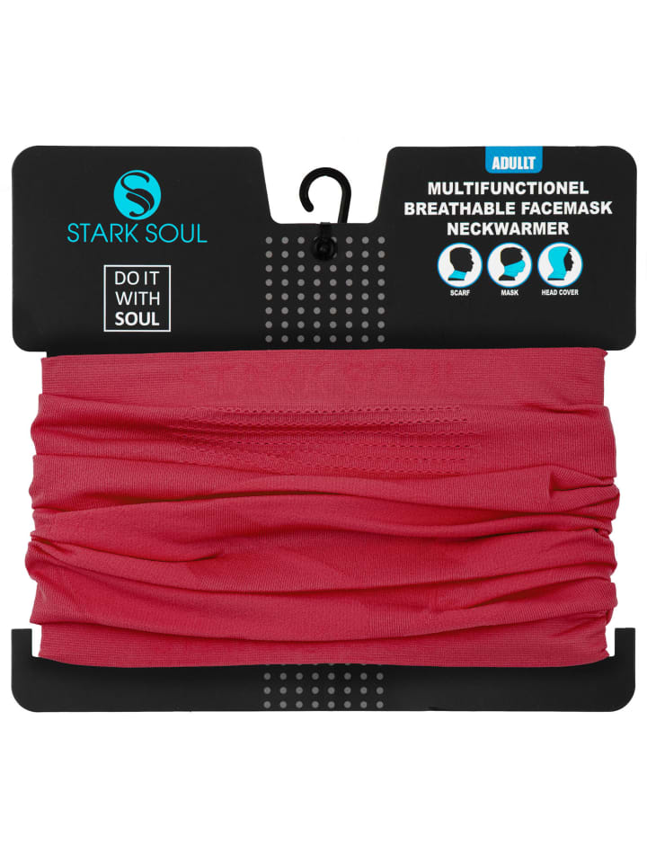 Stark Soul® Seamless Multifunktions Halstuch - Neckwarmer in Hollyberry günstig kaufen onesize