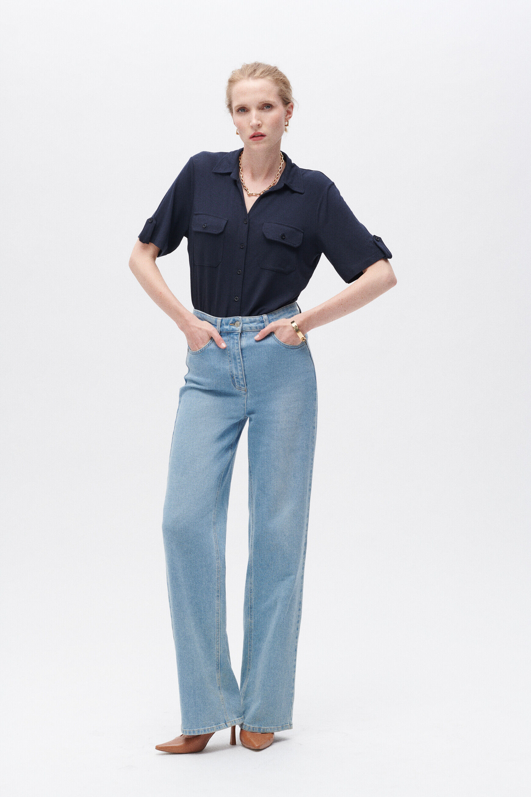 T-shirt testelo bleu marine femme