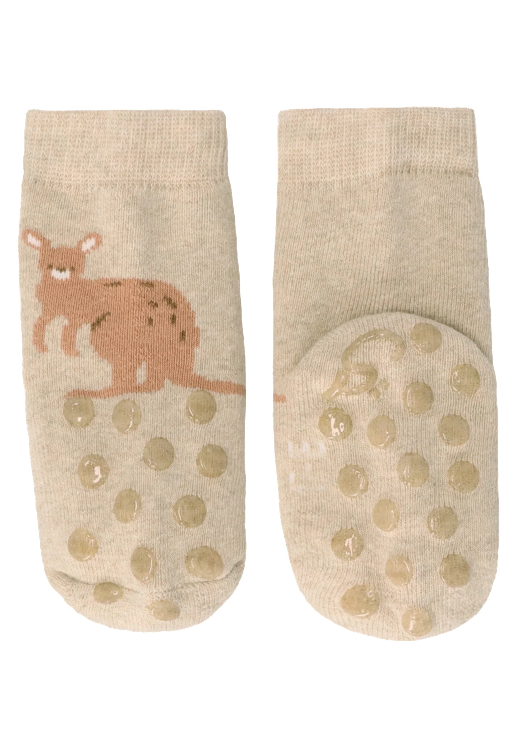 ABS Krabbelsocken im 2er Pack mit Motiv Känguru