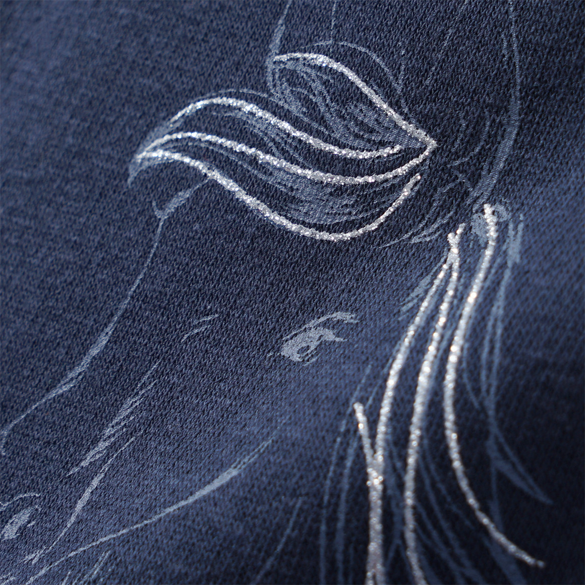 Mädchen Hoodie mit Pferde-Print