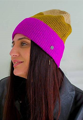 FRAAS Sustainability Edition - Strickmütze mit Colour Blocking