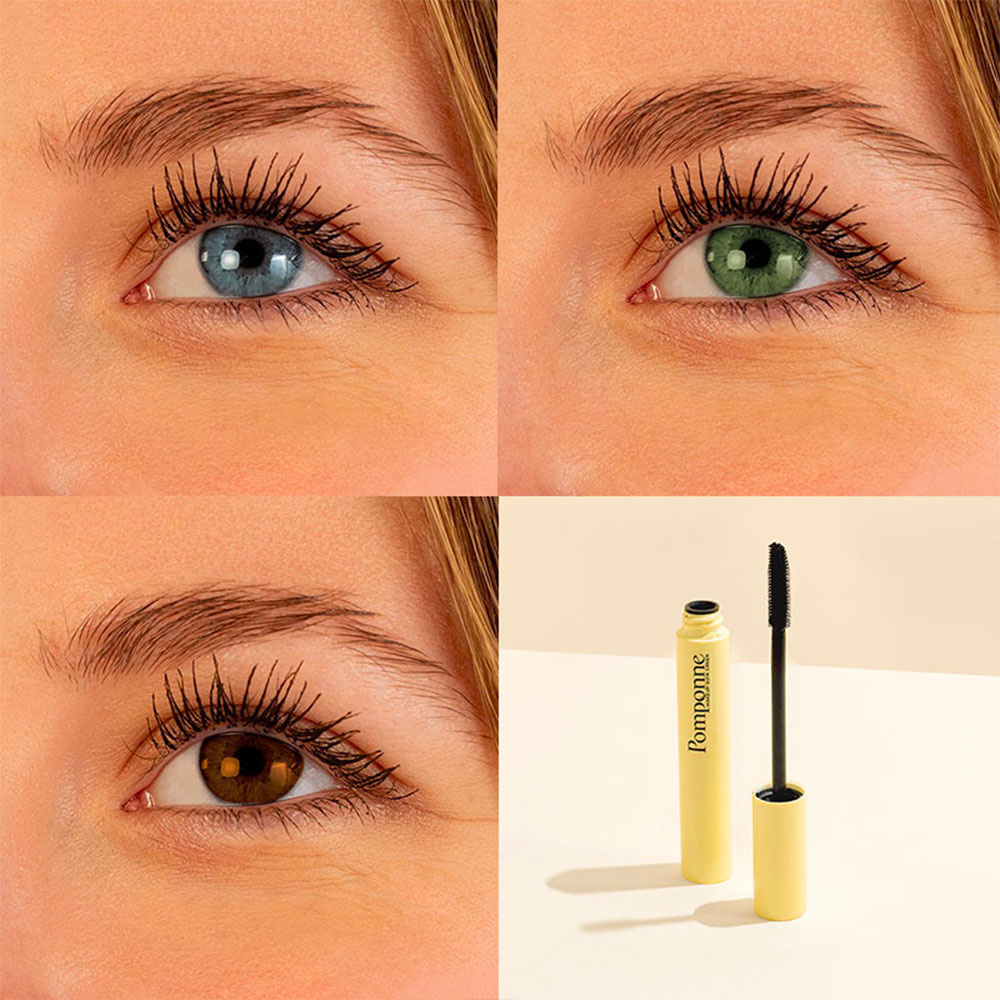 pomponne Mascara naturel booster de cils Volume & Longueur • Noir intense
