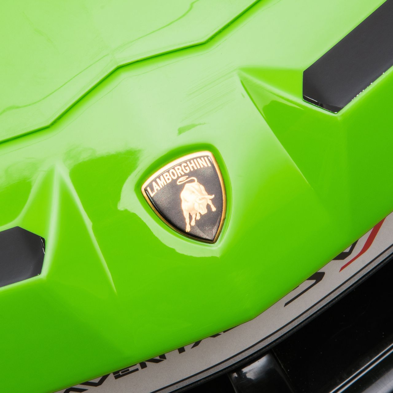 HOMCOM Kinderauto Lamborghini SVJ Elektroauto für 3-8 Jahre mit MP3 Grün