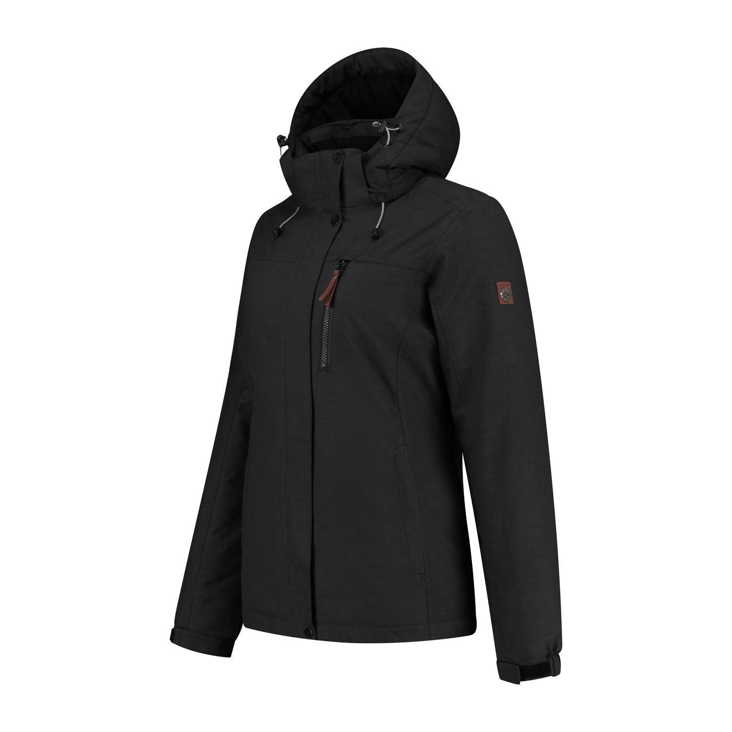 Travelin' Meya Black Damen Jacke