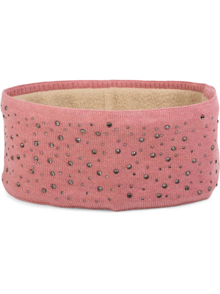 styleBREAKER Feinstrick Stirnband in Rosa günstig kaufen onesize