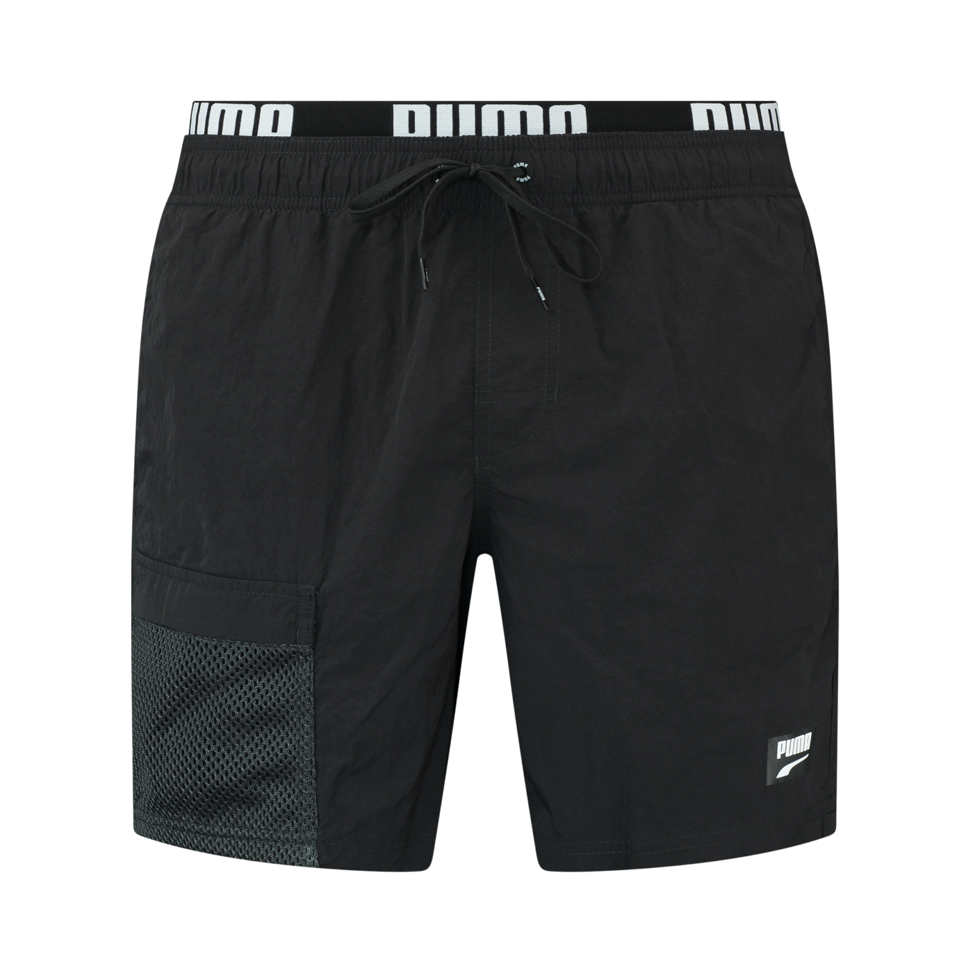 PUMA Swim Utility Mid Badehose Schwarz F002