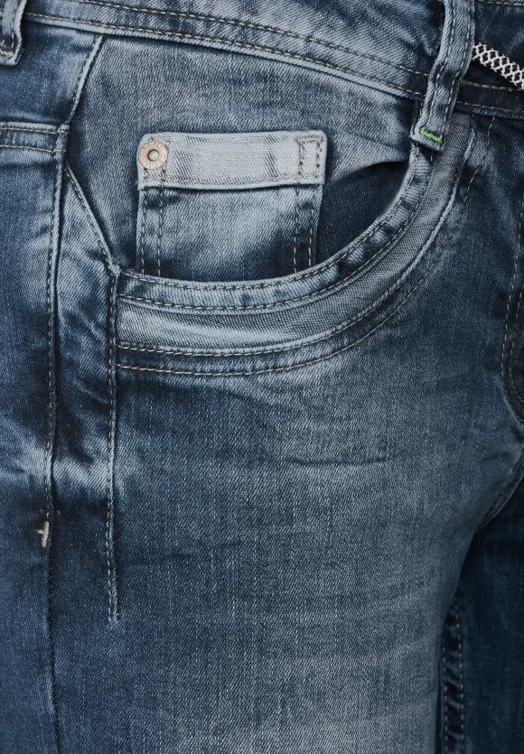 CECIL Loose Fit Jeans in 3/4-Länge