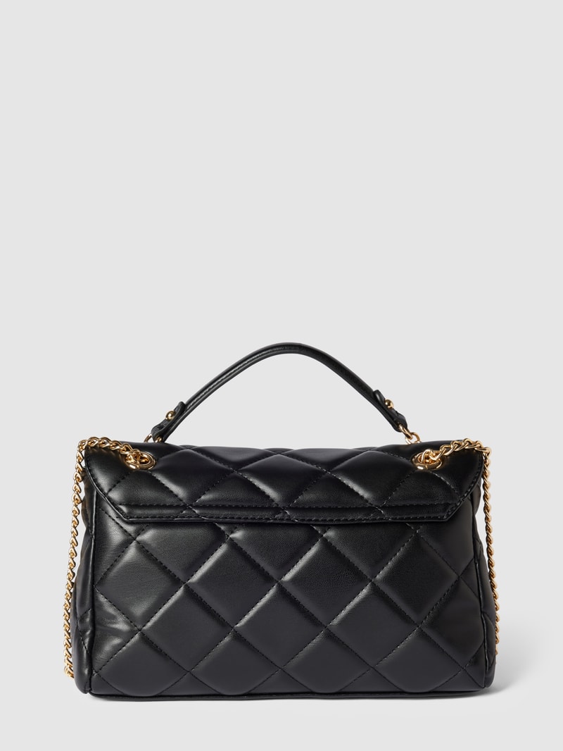 Clutch mit Schulterriemen in metallic Modell 'ADA' in schwarz
