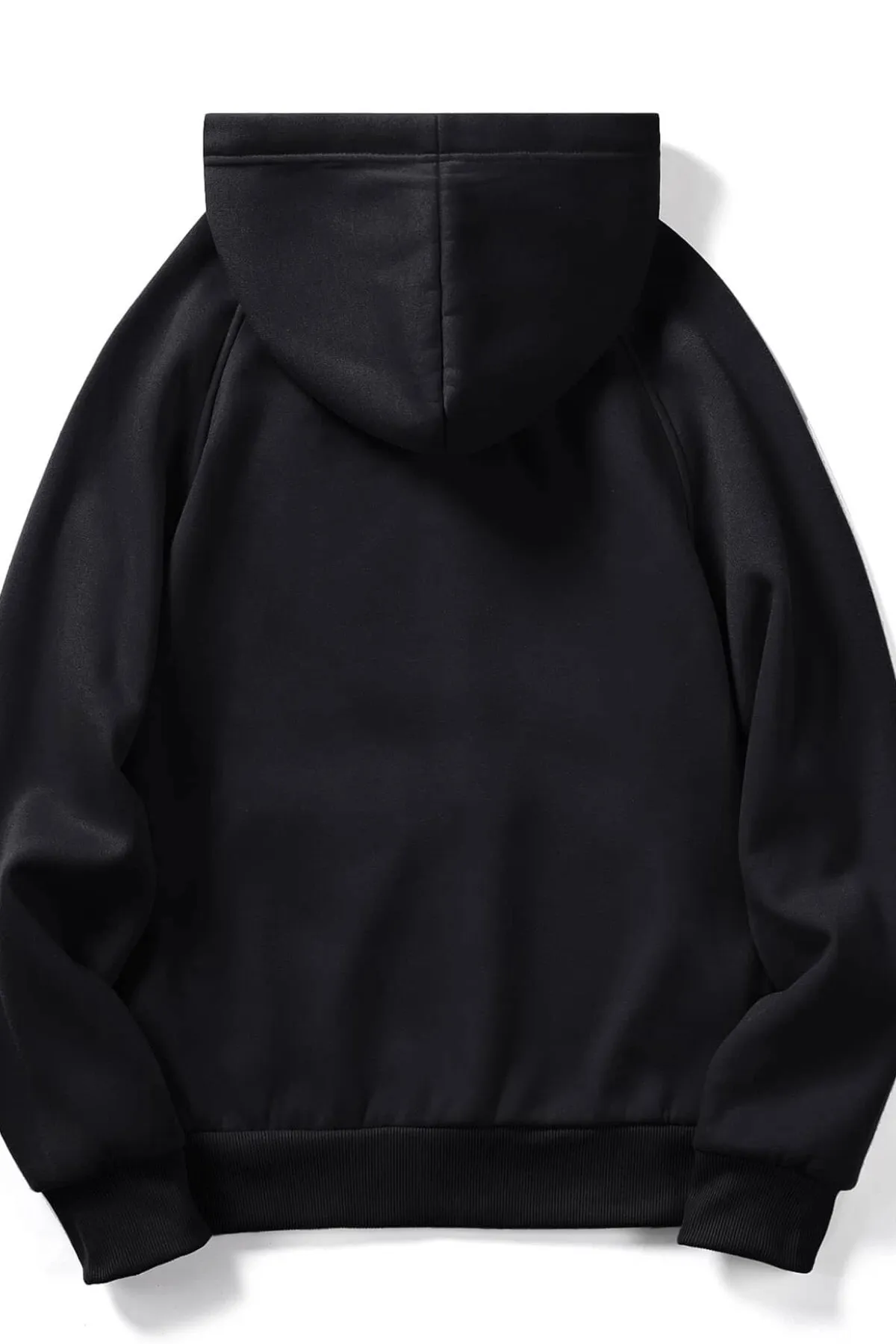 MODAGEN  Unisex-Sweatshirt in Schwarz mit Rosendetails auf der linken Brust