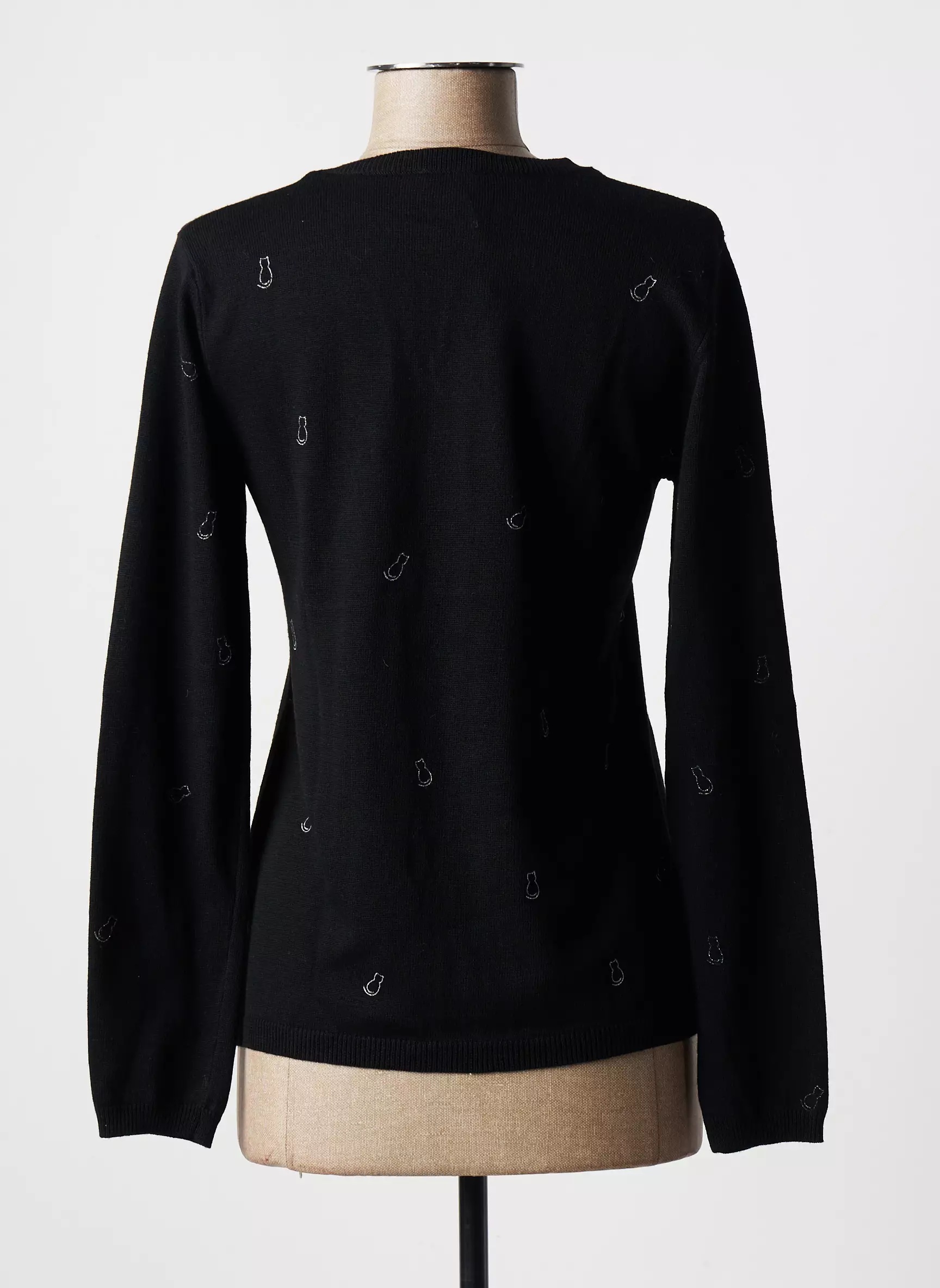Felino Pulls Femme couleur noir