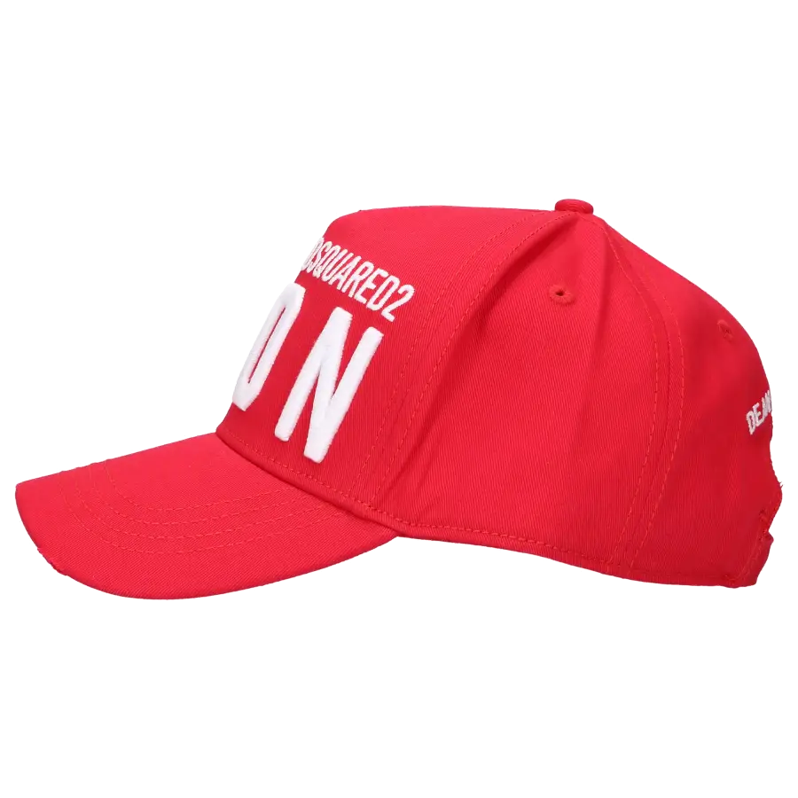 Dsquared2 - Snapback Cap ICON Baumwolle - rot