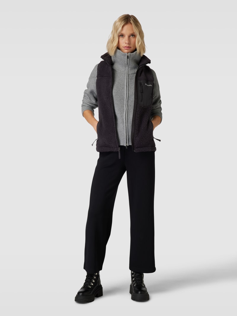 Weste mit Brusttasche Modell 'WEST BEND VEST' in schwarz