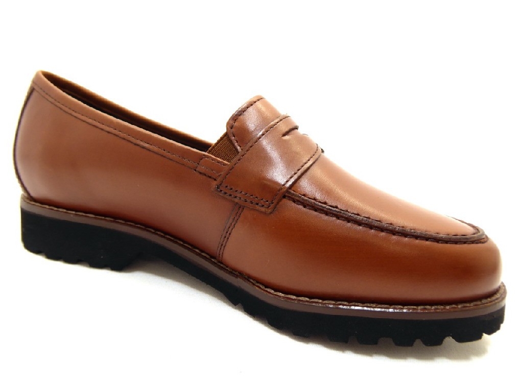 SIOUX Sportliche Slipper braun