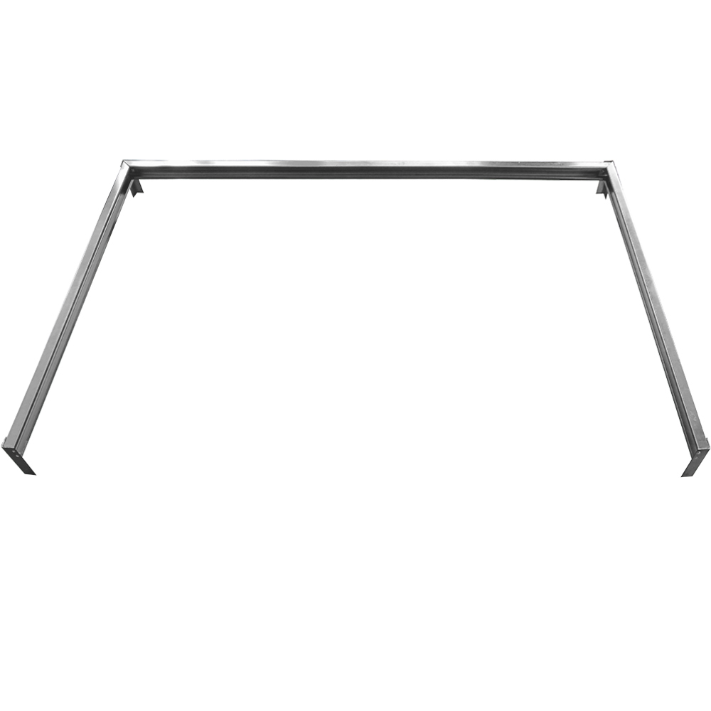 Gardebruk Stahlfundament verzinkt 190x122x12cm - für Anlehngewächshaus